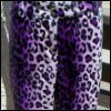 Purple Leopard Pants