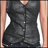 Silver button tank