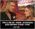 Maria interviews Edge before Street Fight