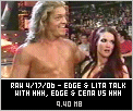 Edge With Lita and Cena vs Triple H