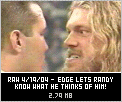 Edge gives Randy a piece of his mind!