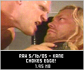 Kane chokes Edge backstage