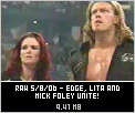 Mick Foley unites with Edge and Lita