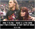 Edge and Lita kick things off with a promo