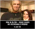 Edge gives a cutting promo