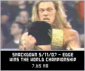 Edge wins the World Championship