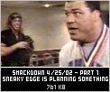 Edge is being sneaky