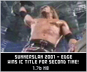 Edge wins the IC title for the second time!