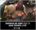 Edge spears Lita at TLC 1