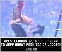 Edge spears Jeff Hardy!