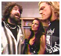 Edge and Lita with Mick Foley
