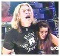 Edge and Lita retreat from Flair